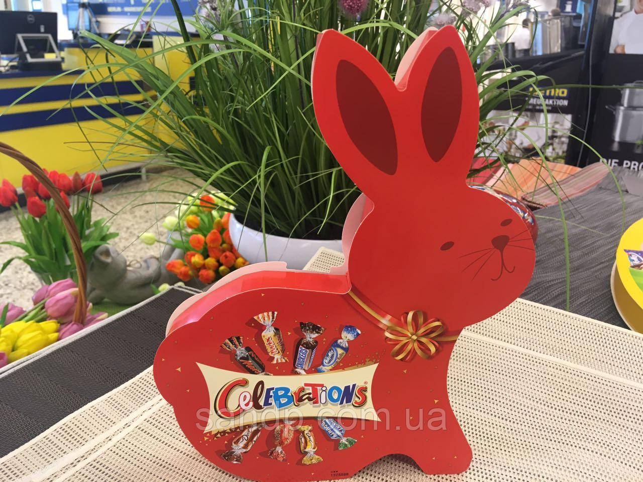 Шоколадні цукерки Великодній Кролик Celebrations Osterhase 215g