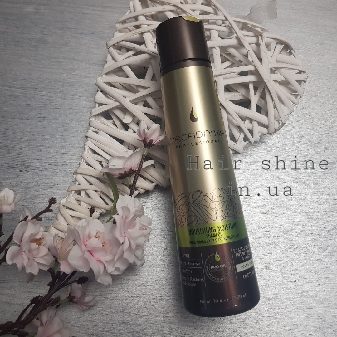 Живильний зволожуючий шампунь Macadamia Natural Oil Nourishing Moisture Shampoo Макадамія 300 ml