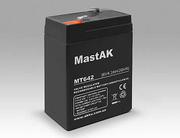 Акумулятор MastAK MT642( 6v 4.2 Ah)