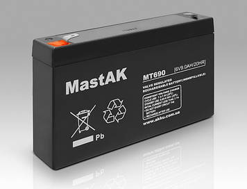 Акумулятор MastAK MT690( 6v 9Ah) 20рік