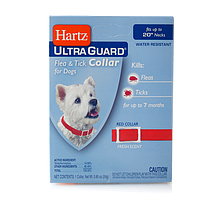 Нашийник для собак від бліх і кліщів на 7 міс., червоний 51 см, Hartz, США (Н91581)