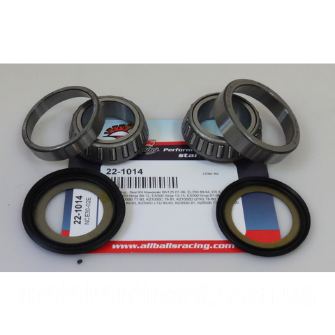 ALL BALLS 22-1014 підшипники рульової колонки для Kawasaki EX250-500 Ninja/Kawasaki KZ550-KZ1000...
