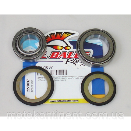 ALL BALLS 22-1037 підшипники рульової колонки для Honda VT1300 /GL1800 Gold Wing/ VTR1000R/FJS600 Silver Wing, фото 1