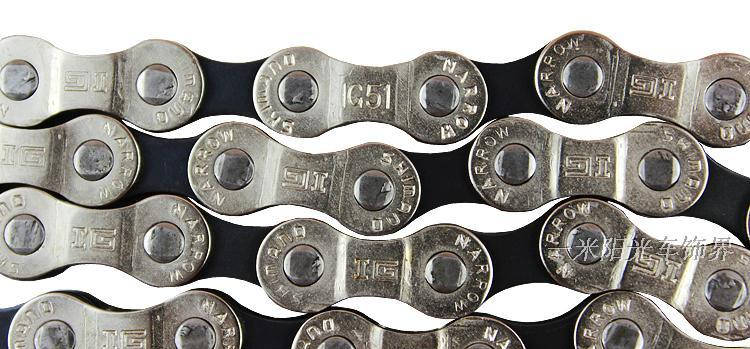 Цепь велосипедная XMN-008 (Shimano CN-IG51) 7-8 spd. (116 зв.) Без