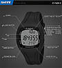 Чоловічі спортивні годинник з крокоміром Synoke 9105 чорні, фото 2