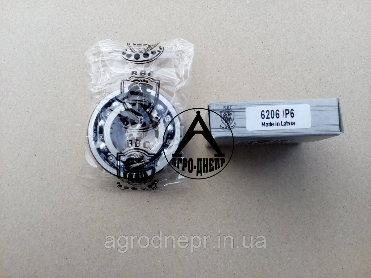 Підшипник 6206/Р6 (6-206) BBC-R Латвія