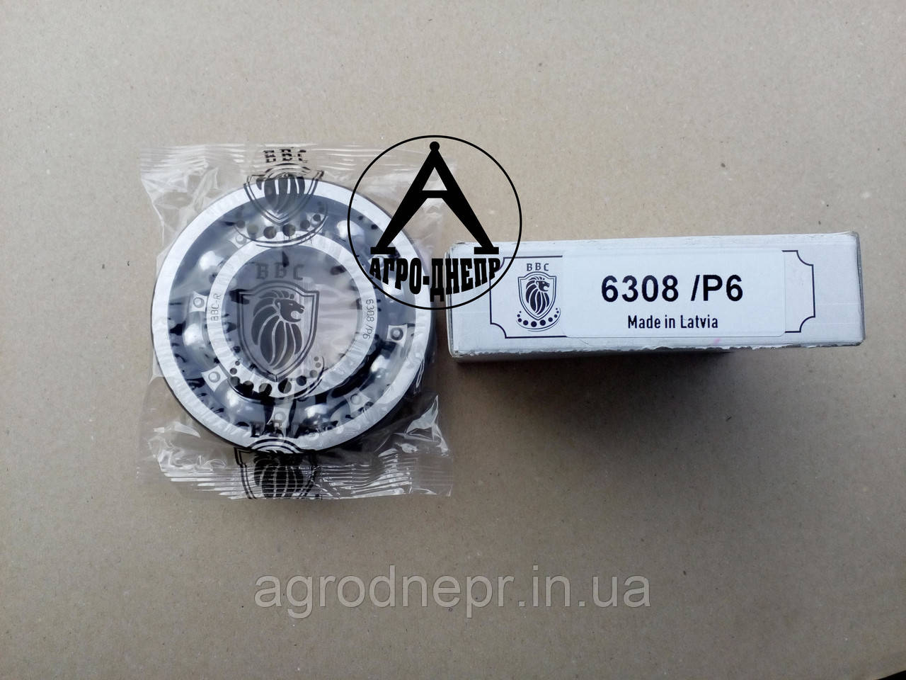 Підшипник 6308/Р6 (6-308) BBC-R Латвія
