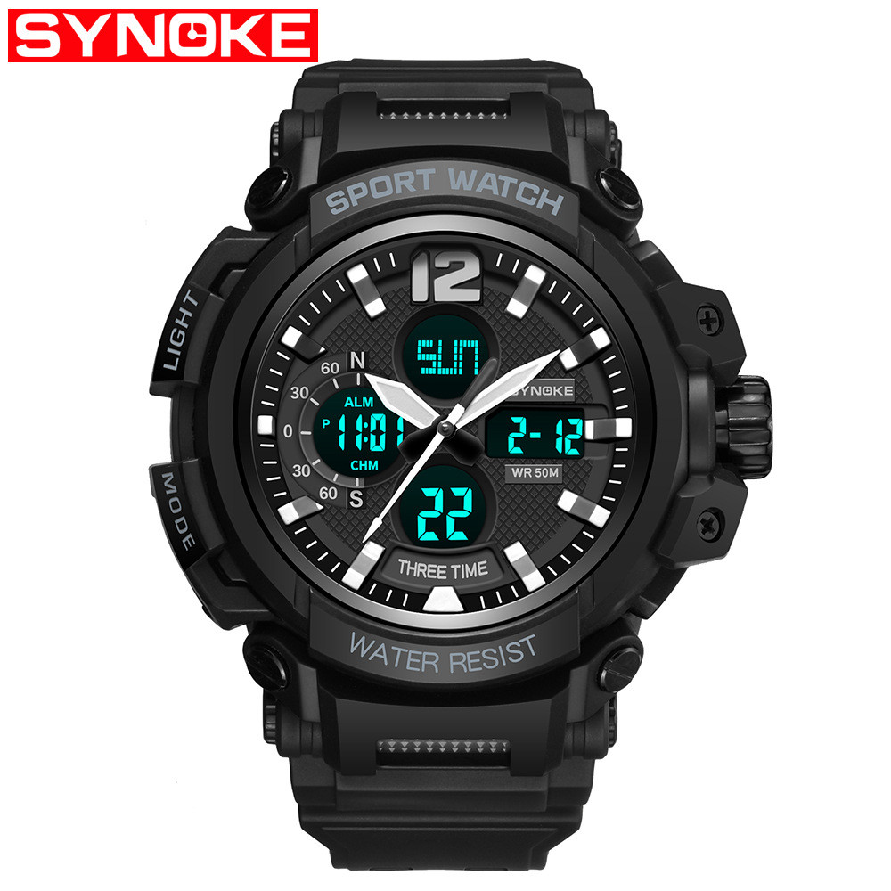Мужские часы Synoke 9402 черные