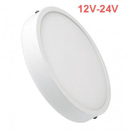 Накладний світильник led 12W 12-24V 4500K круглий Код.59466, фото 2