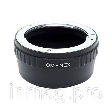 Адаптер перехідник для об'єктива Olympus OM — Sony NEX E, фото 2