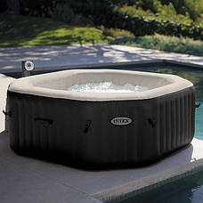 Надувний басейн PureSpa Jet and Bubble Massage Intex 28454 (4-х місць: 3 р/год - 1 741 л/год, гідро), фото 3