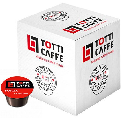 Кава в капсулах Totti Caffe Forza 100 шт Lavazza BLUE Тотті Лавацца Блю Форза