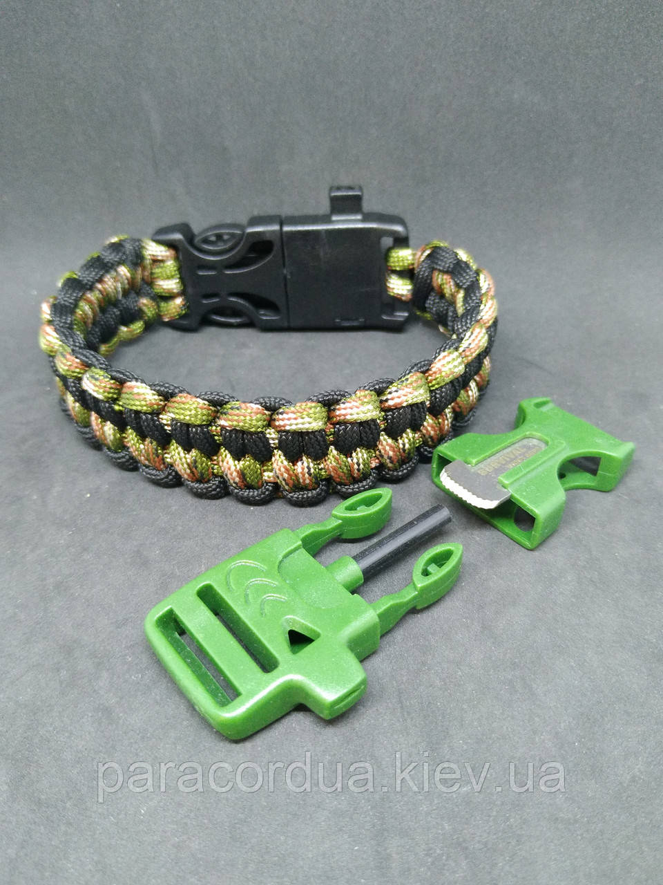 Браслет виживання з паракорда 4 в 1, Плетіння "Быстрорасплетающийся браслет"