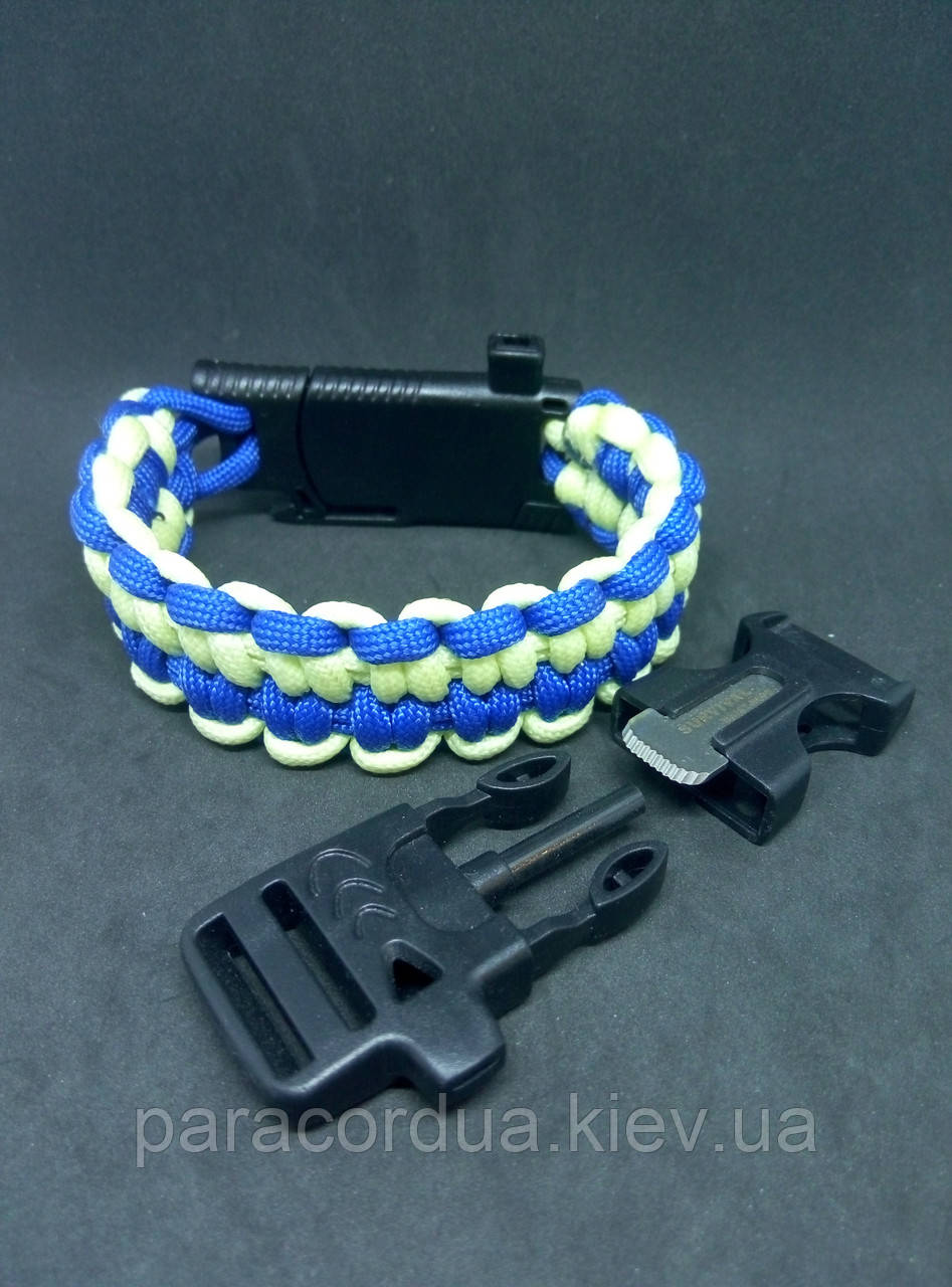 Браслет виживання з паракорда 4 в 1, Плетіння "Быстрорасплетающийся браслет"