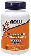 Хондропротектор Now Foods - Glucosamine Chondroitin MSM (90 капсул)