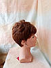 Коротка перука из термоволокна світло-каштанова 2763t-31, фото 3