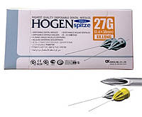 Иглы карпульные HOGEN SPITZE 27G X 38 mm (метрическая резьба)