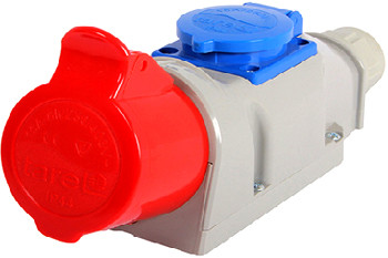 Розетка 16А 3Р+N+Z 400V, 16А 2P+Z 250V E. NEXT (175)