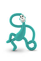 Игрушка-прорезыватель Matchstick Monkey Танцующая Обезьянка зеленая 14 см (MM-DMT-008)