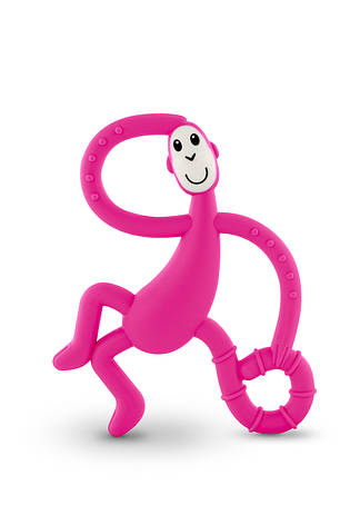 Іграшка-прорізувач Matchstick Monkey Танцююча Мавпочка рожева 14 см, фото 2
