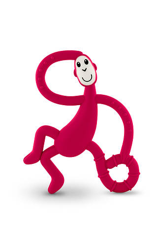 Іграшка-прорізувач Matchstick Monkey Танцювальна Мавпа червона 14 см (MM-DMT-004), фото 1