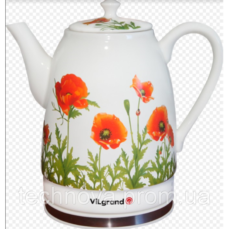 Керамічний електрочайник ViLgrand VC917P (Вилгранд), фото 1