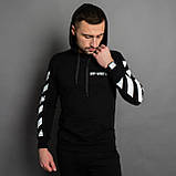 Худі Off White , чорна, фото 3