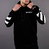 Худі Off White , чорна, фото 4