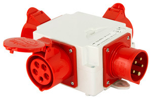 Розгалужувач 16A 3P+N+Z 400V/ 3x16A 3P+N+Z 400V E. NEXT (401-016)