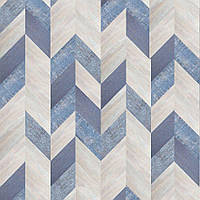 Сorkstyle Chevron Blue пробковый пол с фотопечатью 11мм толщина