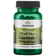 Full Spectrum Moringa Oleifera, Swanson, 400 мг, 60 капсул