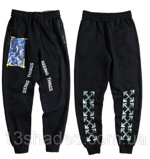 Штани Off White Seeing Things, чорний, фото 1