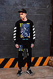 Штани Off White Seeing Things, чорний, фото 4