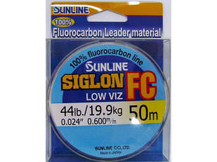 Флюорокарбон Sunline SIG-FC 50м діаметр в асортименті