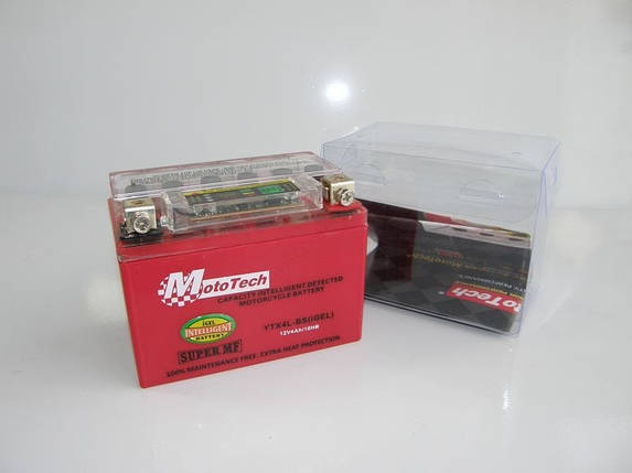 Акумулятор 12V 4Аһ YTX4L-BS 110/70/85 мм (гелевий), фото 1