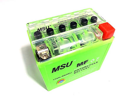 Акумулятор 12V 5Аһ YTX5L-BS 110/70/105 мм (гелевий) низький, фото 1