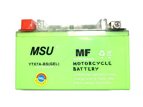 Гелевий акумулятор 12V 7Аһ YTX7A-BS, фото 1