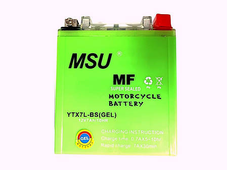 Гелевий акумулятор 12V 7Ah YTX7L-BS, фото 3