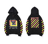 Худі Off White Eye, чорна, фото 4