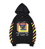 Худі Off White Eye, чорна, фото 7