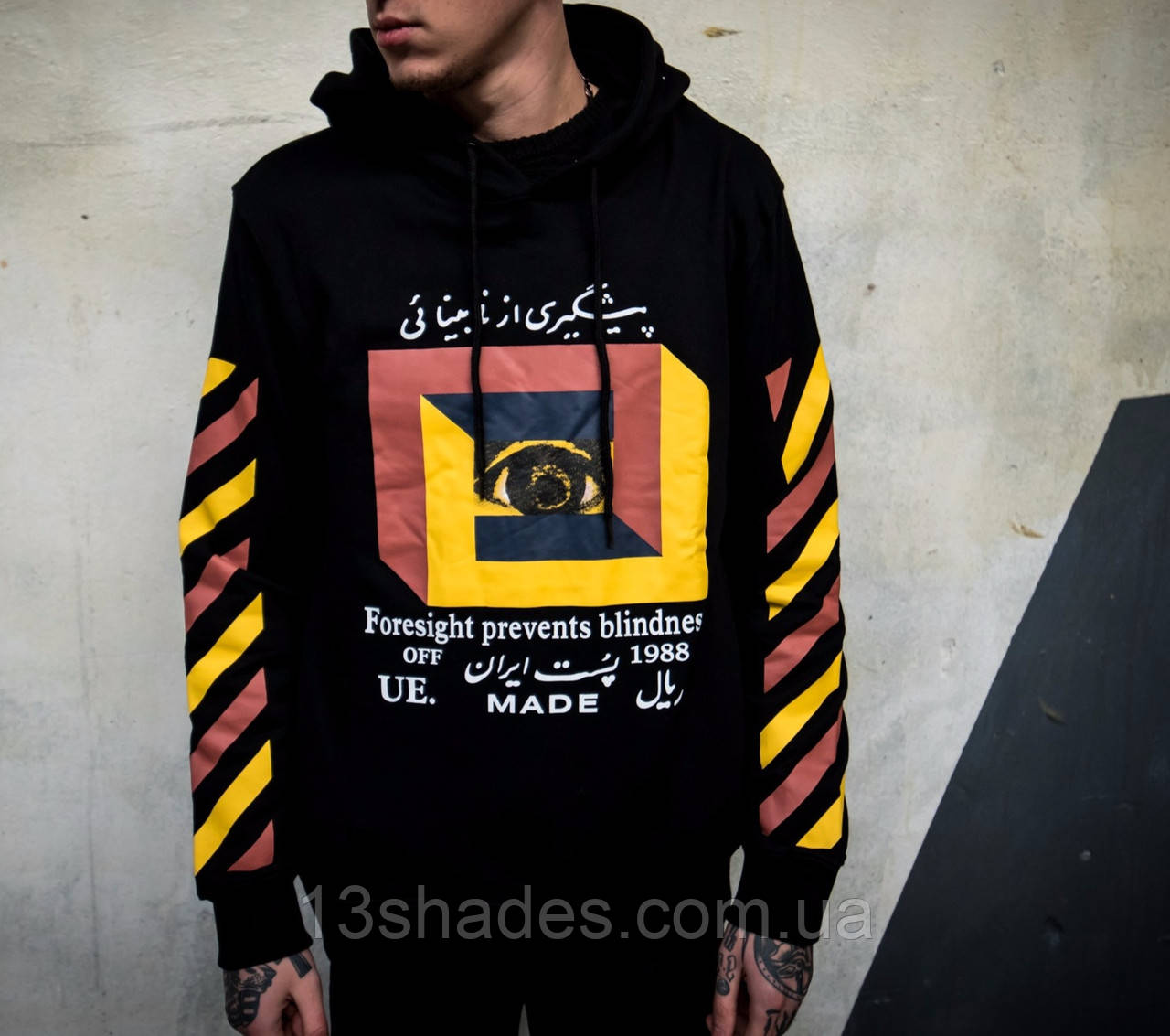 Худі Off White Eye, чорна