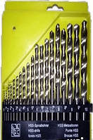 Набір свердел для металу (1-10 мм) 19 шт. ST 638