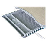 Парта і стілець-трансформери комплект FunDesk Piccolino Grey, фото 9