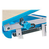 Парта і стілець-трансформери комплект FunDesk Piccolino Blue, фото 8