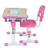 Комплект FunDesk Парта та стілець-трансформери Bambino Pink, фото 7