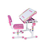 Комплект FunDesk Парта та стілець-трансформери Bambino Pink, фото 5