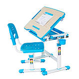 Комплект FunDesk Парта та стілець-трансформери Bambino Blue, фото 7
