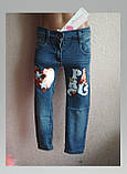 Стрейчеві джинси Paris-перевертень для дівчинки 4-6 років, фото 8