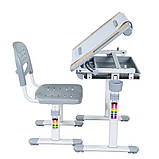 Комплект FunDesk Парта та стілець-трансформери Bambino Grey, фото 4