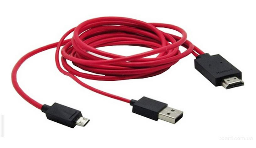 Переходник HDMI micro USB MHL 2.0 Galaxy S4 i9500 - фото 1 - id-p43532007